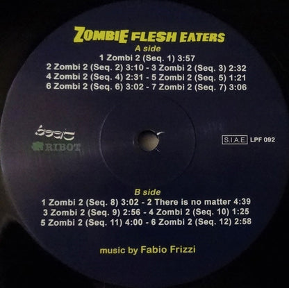 Fabio Frizzi : Zombie Flesh Eaters - Original Motion Picture Soundtrack (LP, Gat)
