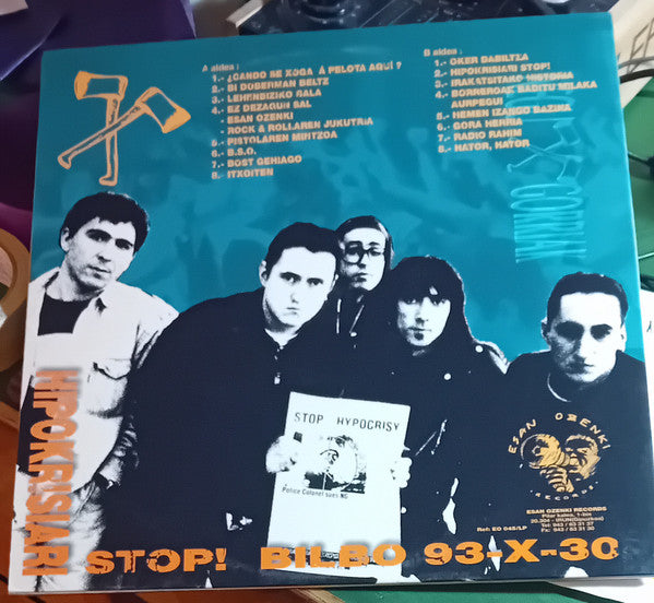 Negu Gorriak : Hipokrisiari Stop! (Bilbo 93-X-30) (LP, Album)