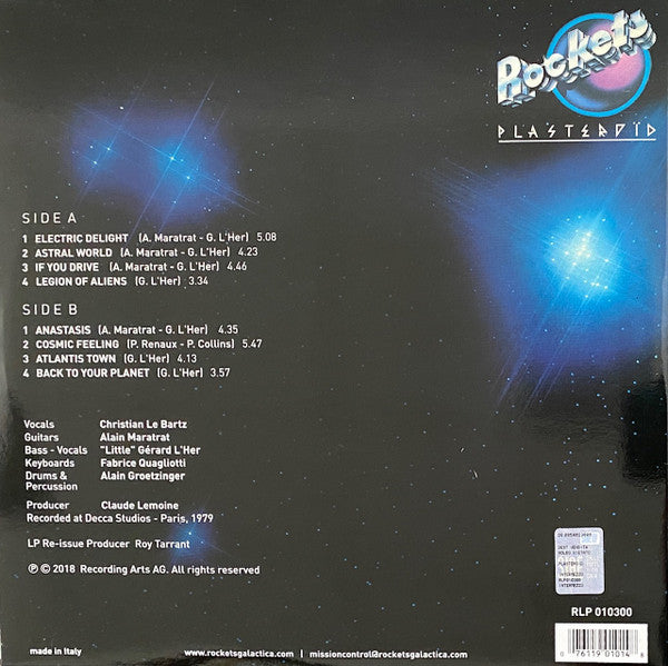 Rockets : Plasteroïd (LP, Album, RE, Gat)