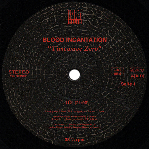 Blood Incantation : Timewave Zero (LP, EP + CD, EP)