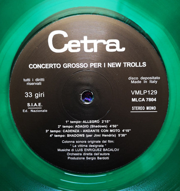 New Trolls : Concerto Grosso Per I New Trolls (LP, Album, Ltd, RE, 180)