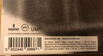 John Coltrane : A Love Supreme (LP, Album, RE, RM, Ora)