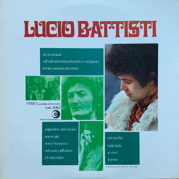 Lucio Battisti : Lucio Battisti (LP, Album, Gat)