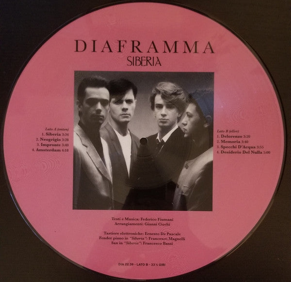 Diaframma : Siberia (LP, Album, Ltd, Pic, RE)
