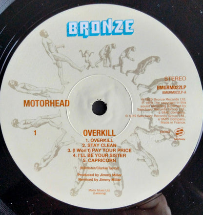 Motörhead : Overkill (LP, Album, RE, 180)