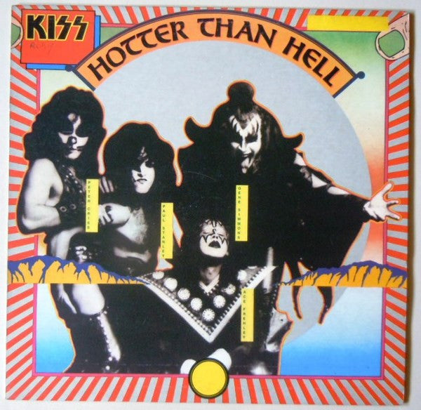 Kiss : Hotter Than Hell (LP, Album, RE)