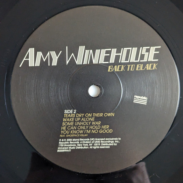 Amy Winehouse : Back To Black (LP, Album, RE)