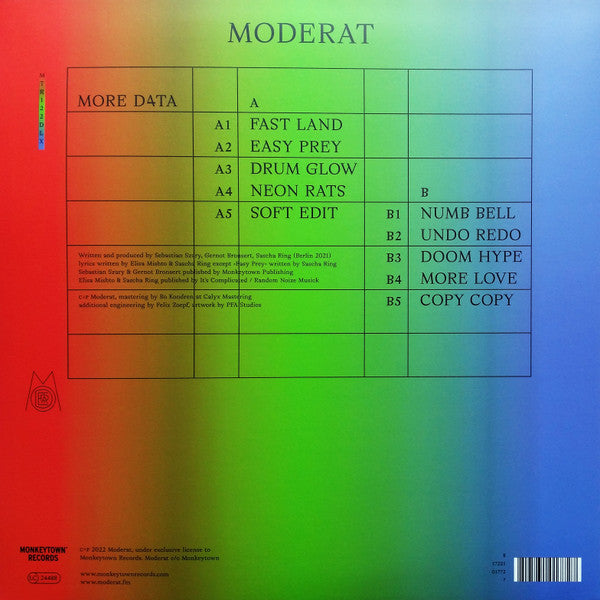 Moderat : More D4ta (LP, Album, Dlx, 180)