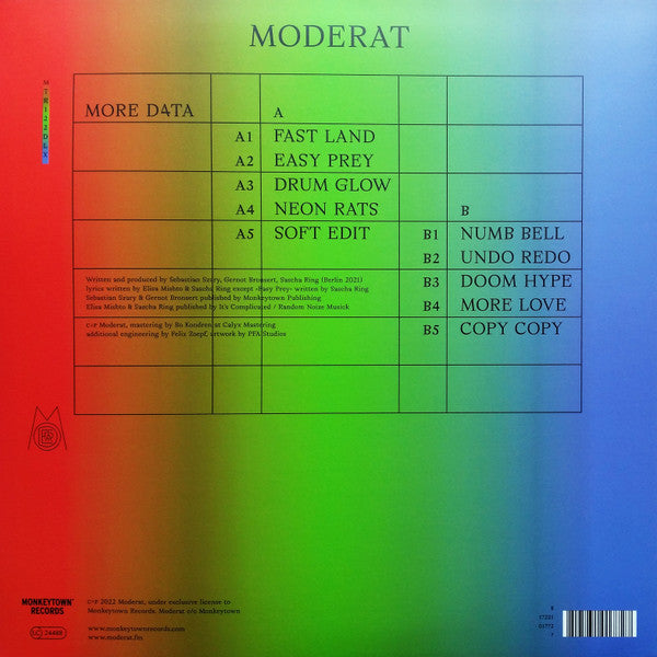 Moderat : More D4ta (LP, Album, Dlx, 180)
