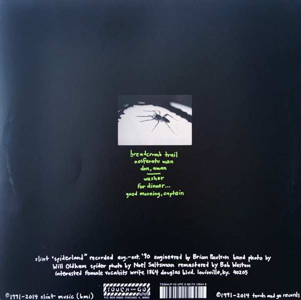 Slint : Spiderland (LP, Album, RE, RM, RP, 180)