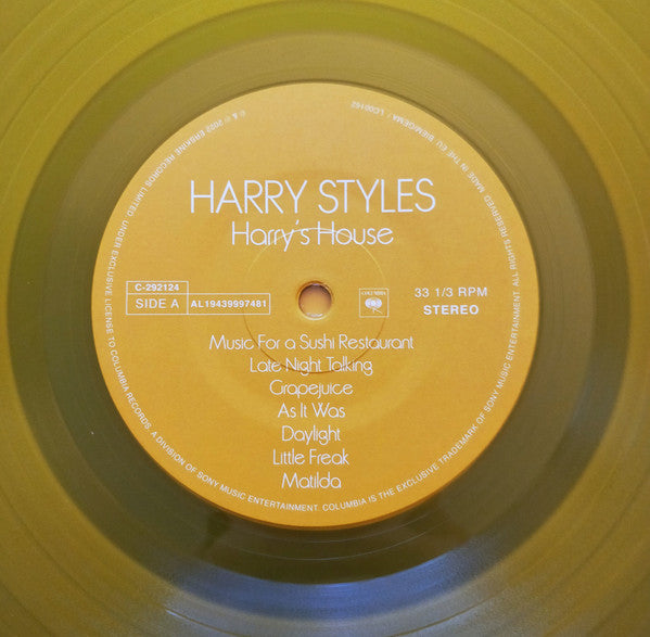 Harry Styles : Harry’s House (LP, Album, Ltd, Yel)