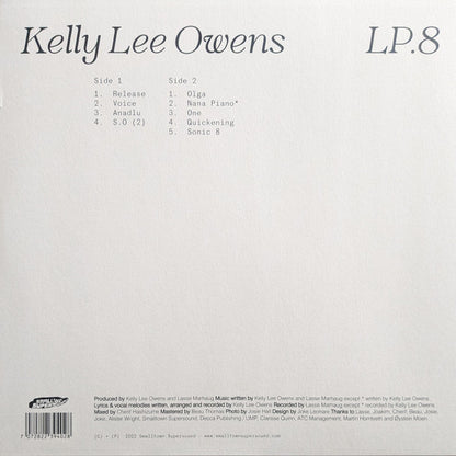 Kelly Lee Owens : LP.8 (LP, Album, Whi)