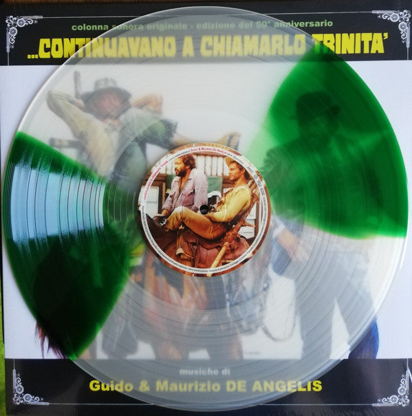 Guido And Maurizio De Angelis : Continuavano A Chiamarlo Trinità (Colonna Sonora Originale - Edizione Del 50° Anniversario) (LP, Ltd, RE, RM, Whi)