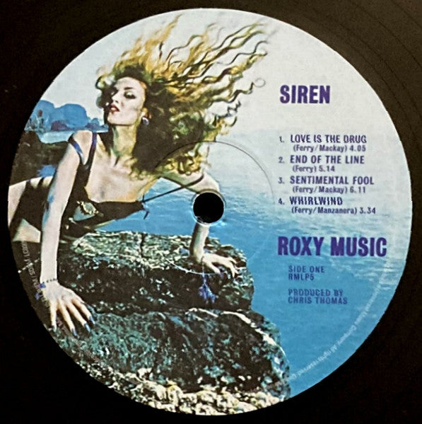 Roxy Music : Siren (LP, Album, RE, RM, Hal)