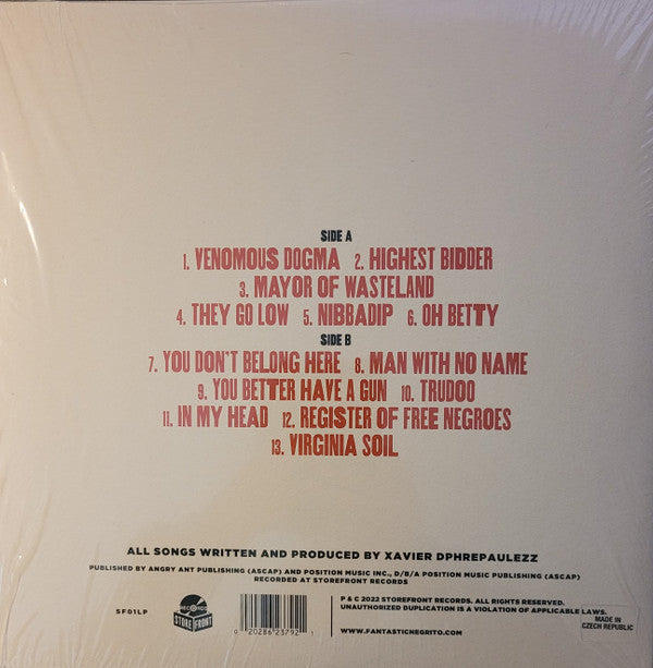 Fantastic Negrito : White Jesus Black Problems (LP, Album, Gat)