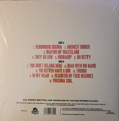 Fantastic Negrito : White Jesus Black Problems (LP, Album, Gat)