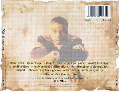 Nas : It Was Written (CD, Album, RE)