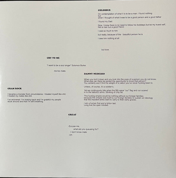 Idles : Joy As An Act Of Resistance (LP, Album, RE)