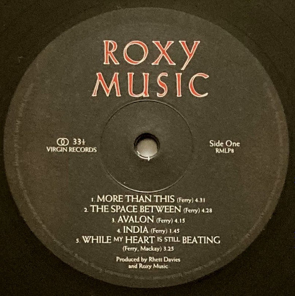 Roxy Music : Avalon (LP, Album, RE, RM, Hal)