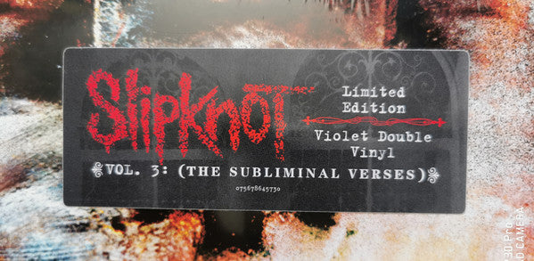 Slipknot : Vol. 3: (The Subliminal Verses) (2xLP, Album, Ltd, RE, Vio)