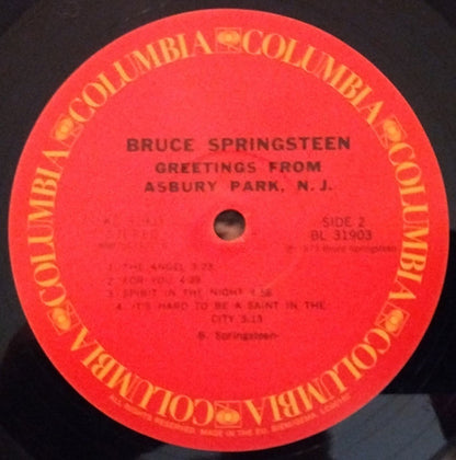 Bruce Springsteen : Greetings From Asbury Park, N.J. (LP, Album, RE, 180)
