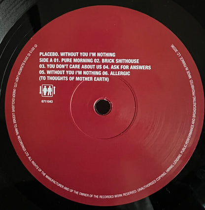 Placebo : Without You I'm Nothing (LP, Album, RE, RM, Gat)