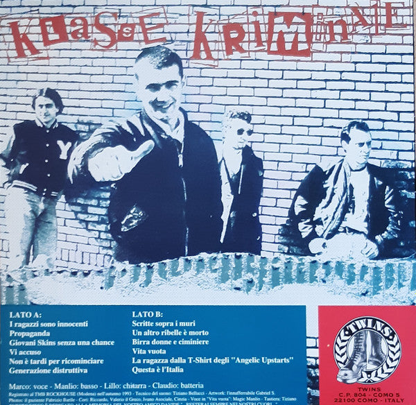 Klasse Kriminale : I Ragazzi Sono Innocenti (LP, Album)