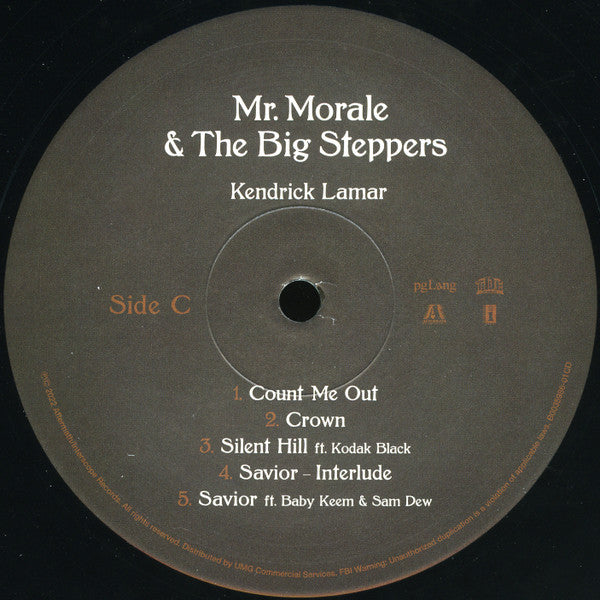 Kendrick Lamar : Mr. Morale & The Big Steppers (2xLP, Album, 180)