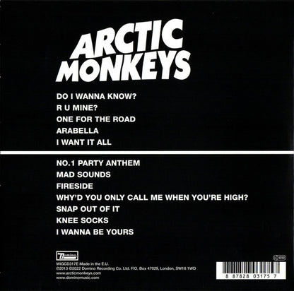 Arctic Monkeys : AM (CD, Album, RE, Gat)