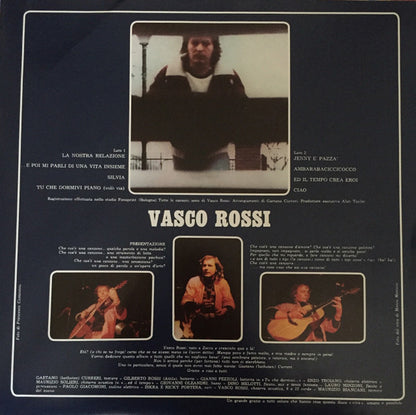 Vasco Rossi : "...Ma Cosa Vuoi Che Sia Una Canzone..." (LP, Album, RE, RM, Whi)