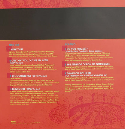 The Flaming Lips : Fight Test (12", EP, RE, Rub)