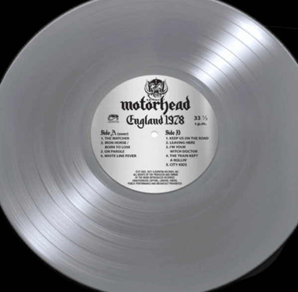 Motörhead : England 1978 (LP, Album, Ltd, RE, RM, Sil)