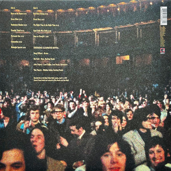 Creedence Clearwater Revival : At The Royal Albert Hall (April 14, 1970) (LP, Album, Ltd, Tra)