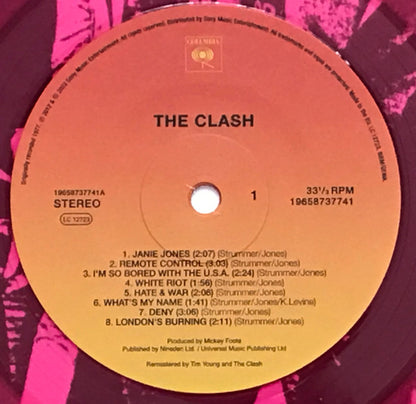 The Clash : The Clash (LP, Album, Ltd, RE, Pin)