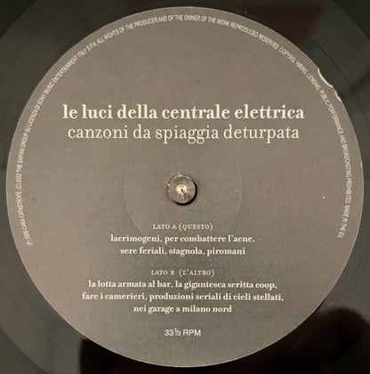 Le Luci Della Centrale Elettrica : Canzoni Da Spiaggia Deturpata (LP, Album, RE, 180)