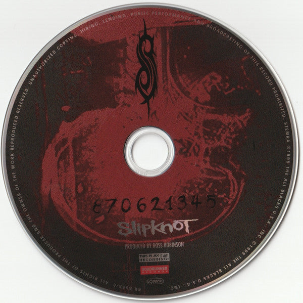 Slipknot : Slipknot (CD, Album, RE, Arv)