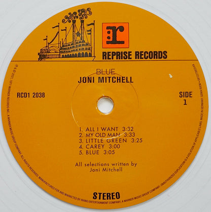 Joni Mitchell : Blue (LP, Album, RSD, RE, RM, Cle)