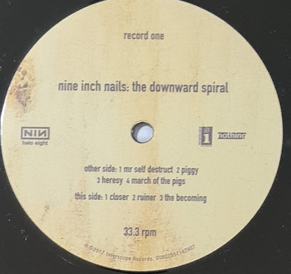 Nine Inch Nails : The Downward Spiral (2xLP, Album, RE, RM, Def)
