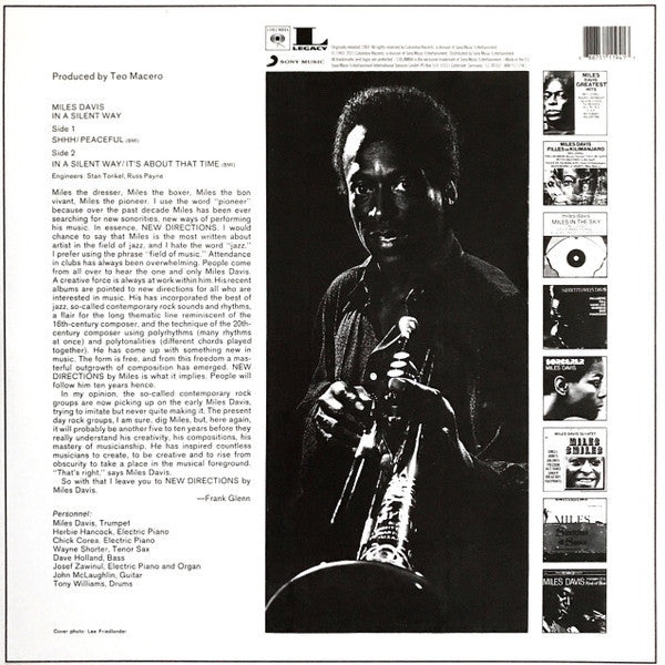 Miles Davis : In A Silent Way (LP, Album, RE)