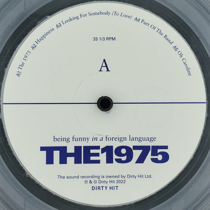 The 1975 : Being Funny In A Foreign Language (LP, Album, Cle)