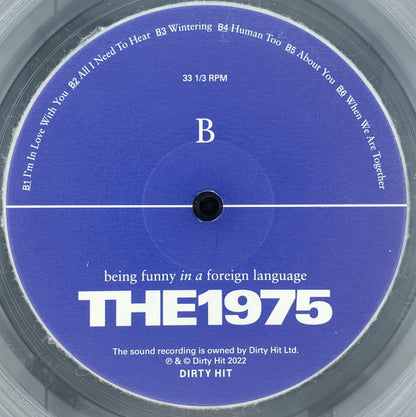 The 1975 : Being Funny In A Foreign Language (LP, Album, Cle)
