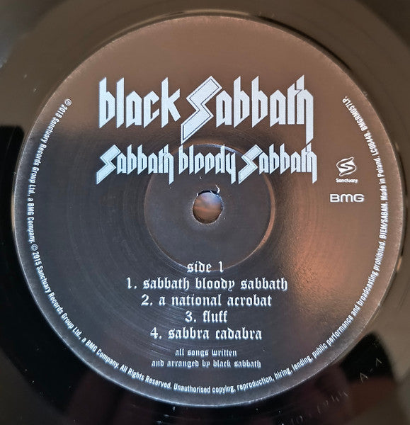 Black Sabbath : Sabbath Bloody Sabbath (LP, Album, RE, Gat)