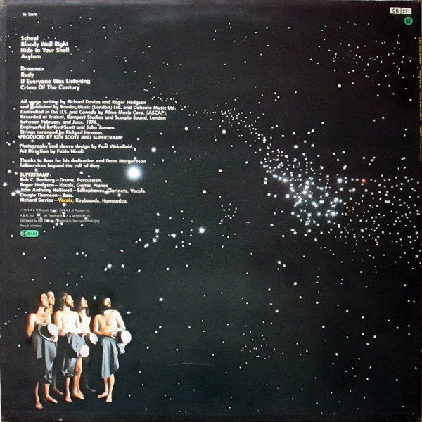 Supertramp : Crime Of The Century (LP, Album, RE)