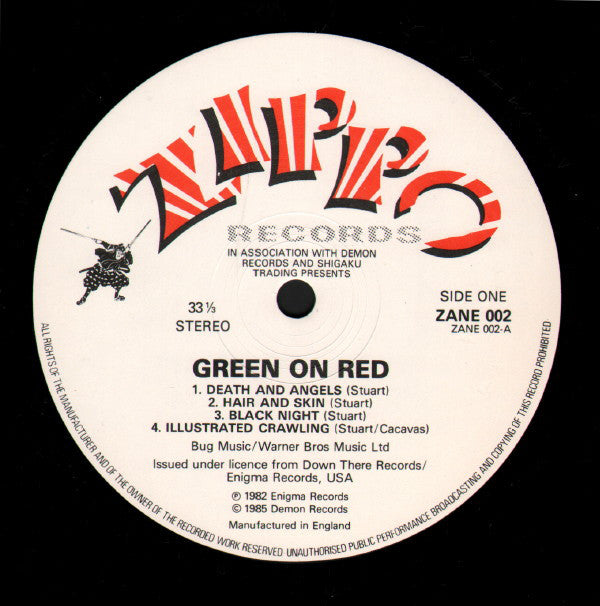 Green On Red : Green On Red (12", MiniAlbum, RE)