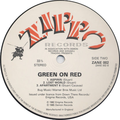 Green On Red : Green On Red (12", MiniAlbum, RE)