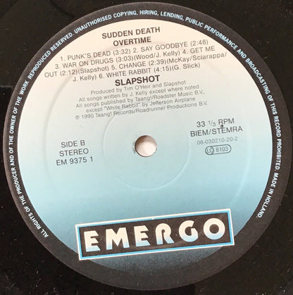 Slapshot : Sudden Death Overtime (LP, Album)