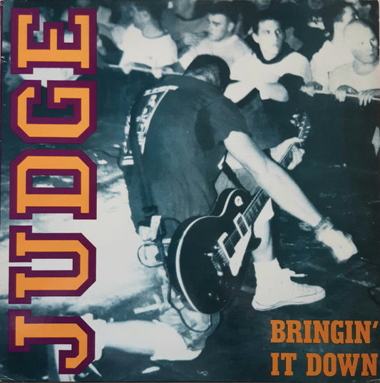 Judge : Bringin' It Down (LP, Album, RP, Yel)