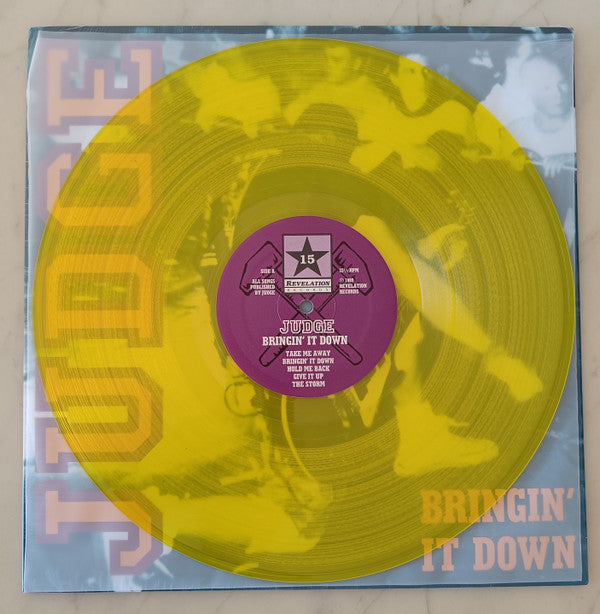 Judge : Bringin' It Down (LP, Album, RP, Yel)