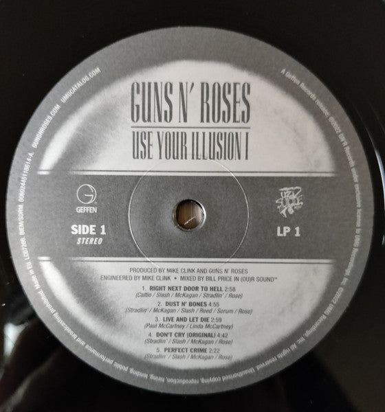 Guns N' Roses : Use Your Illusion I (2xLP, Album, RE, RM, 180)