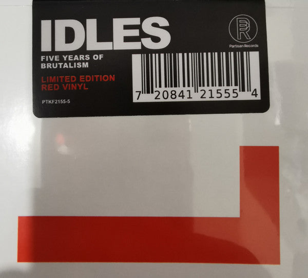 Idles : Five Years Of Brutalism (LP, Album, Ltd, RE, Red)